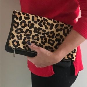 Leopard Print Clutch